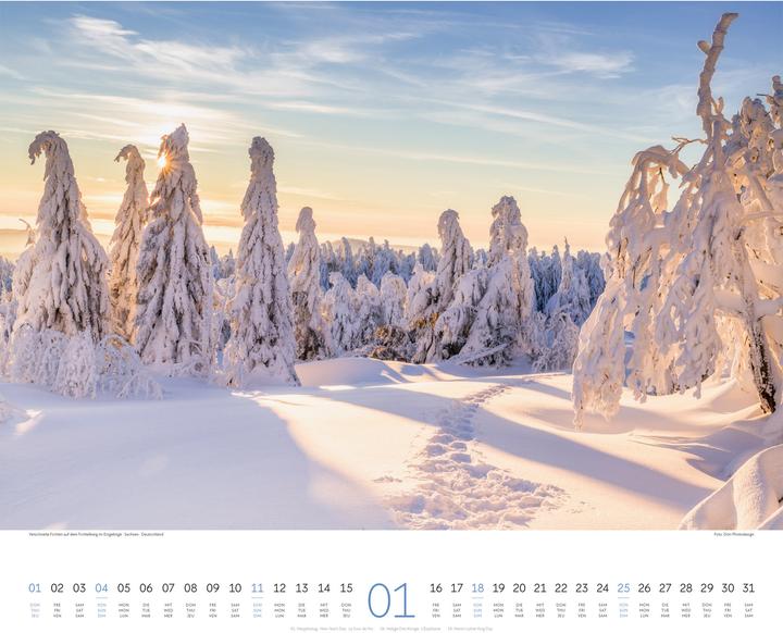 Produktbild Wege Kalender 2026 (54 x 48 cm, Harter Einband, Deutsch, Englisch, Französisch)