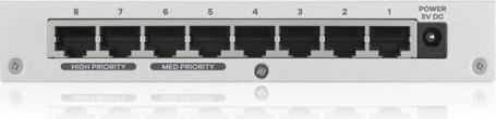 Image du produit Zyxel GS-108BV5-EU0101F, Non-géré, L2, Gigabit Ethernet (10/100/1000) (8 Ports)