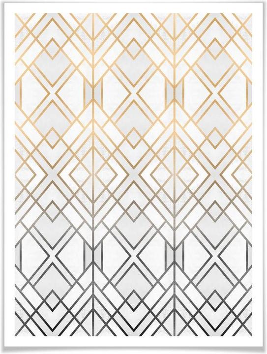 Actual product image Trenddeko Gold and silver (100 x 120 cm)