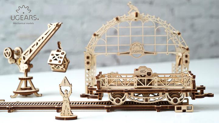 Actual product image Ugears Train Transshipment point