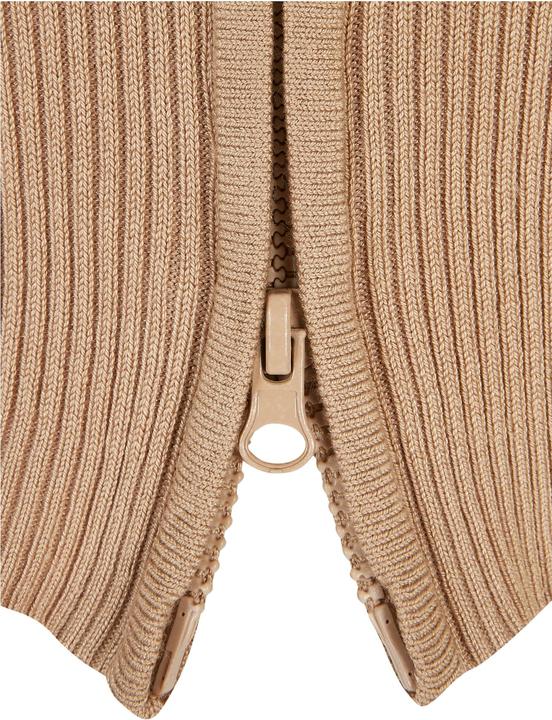 Actual product image Urban Classics Ladies Cropped Rib Knit Zip Cardigan - 19407 (XXL)
