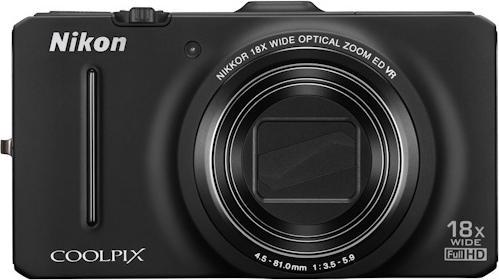 Produktbild Nikon Coolpix S9300, 16MP, 18x Zoom, FullHD, Schwarz (16 Mpx, 1/2,3'')