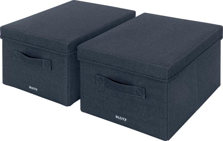Produktbild Leitz Aufbewahrungsbox Stoff 2ST mittel samtgr (6 x 30.5 x 43 cm, 22 l)