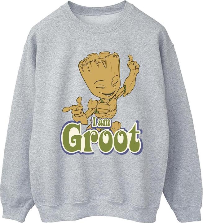Actual product image Guardians of the Galaxy Womens/Ladies Groot Dancing Sweatshirt (S)