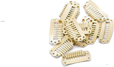Seiseta Metal clips blond 12 pcs. (Blond)