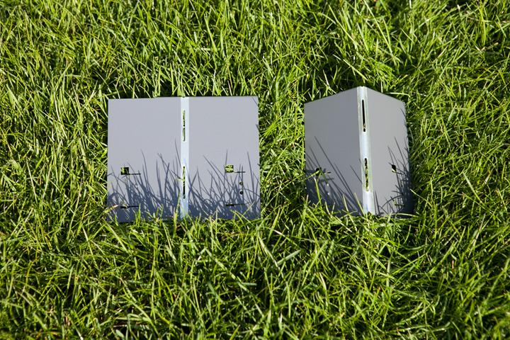 Immagine prodotto Green Split Angolo in alluminio/zinco per la bordura del prato 13,5 cm