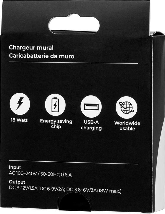 Actual product image Onit USB Wall Charger QC3.0 18 W Black (18 W)