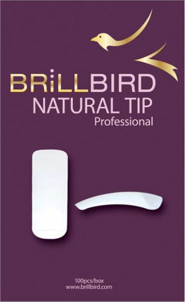 BrillBird Natural Tips Boîte de 100 pièces taille 1-10