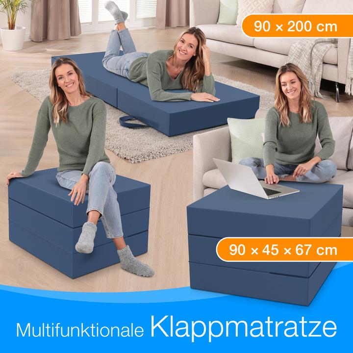 Produktbild Bestschlaf Klappbare Gästematratze (90 x 200 cm, Schaumstoffkern)