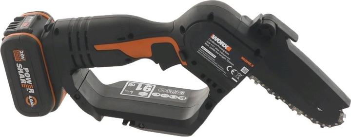 Image du produit Worx Scie à élaguer sans fil à une main (Tronçonneuse à batterie)