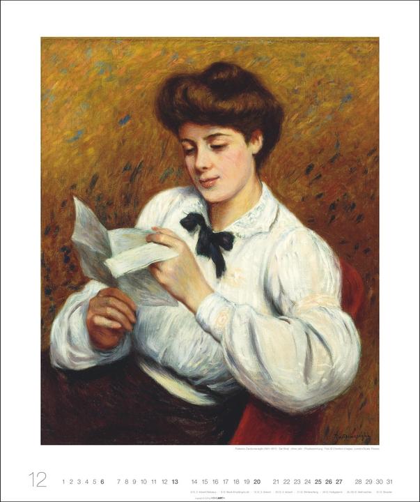 Produktbild Lesende Frauen Edition Kalender 2026 (46 x 55 cm, Harter Einband, Deutsch)