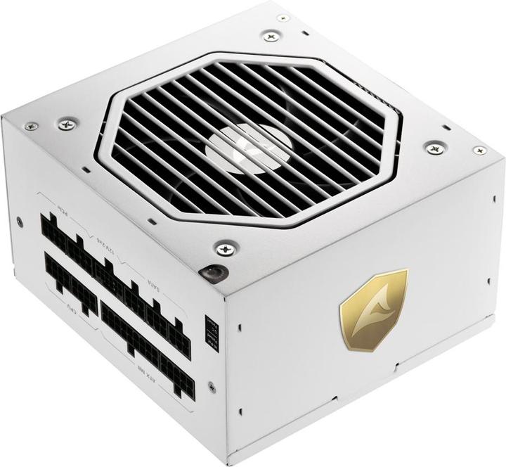 Immagine prodotto Sharkoon Rebel P20 1200 White (bianco, 1x connettore 12 pin ad alta potenza, 4x PCIe, gestione dei cavi (1200 W)