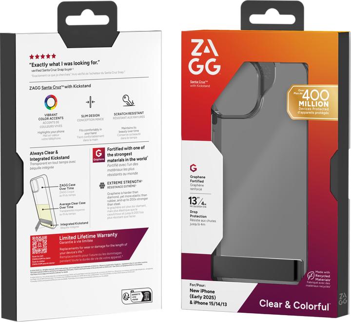 Immagine prodotto Zagg Santa Cruz Kickstand (Apple iPhone 16e)