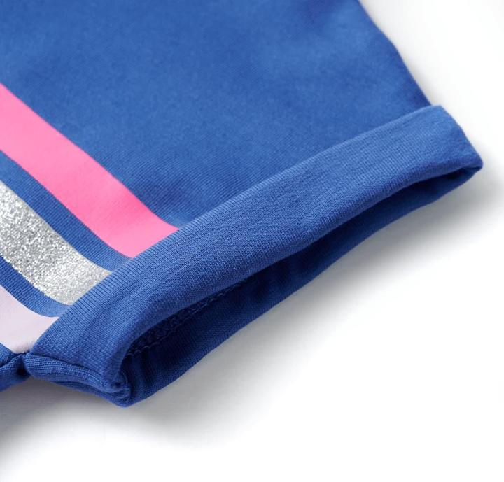 Image du produit VidaXL Robe pour enfants avec cordon de serrage Bleu cobalt 116,Matériau : 95 (116)
