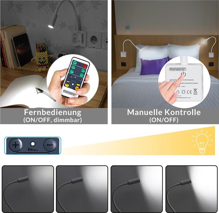 Produktbild Monzana LED Steckerlampe (210 lm)