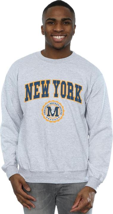 Actual product image Disney Mens Mickey Mouse New York Seal Sweatshirt (M)