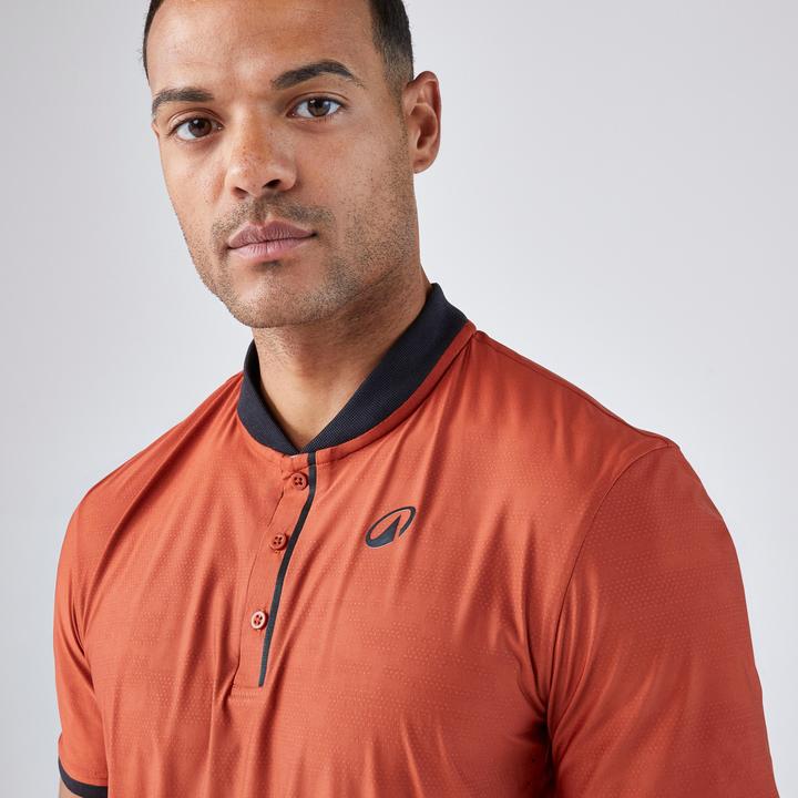 Actual product image Artengo Herren Tennis T-Shirt - Kuikma Dry+ braun (S)
