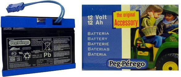 Actual product image Peg Perego Toys Battery (12 V)