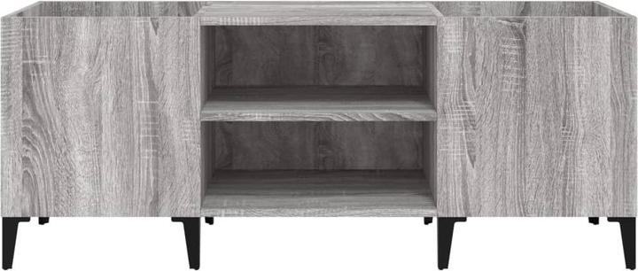 Actual product image VidaXL Plattenschrank Grau Sonoma 121x38x48 cm Holzwerkstoff