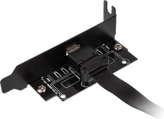 Produktbild Akasa Low Profile PCI Bracket Adapter, USB 3.1 Typ C