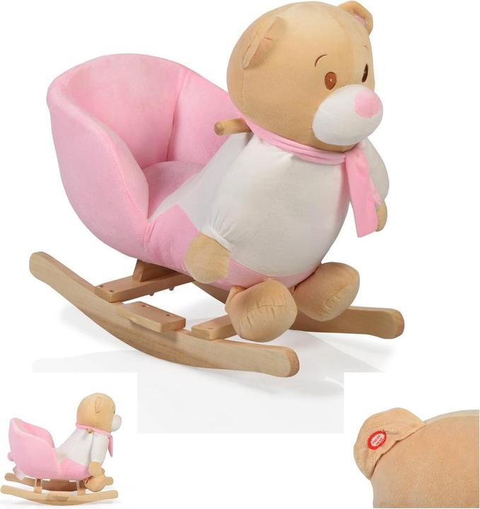 Immagine prodotto Moni Orso a dondolo di peluche rosa WJ-635