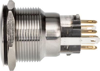 Produktbild DimasTech Vandalismusschalter/-taster 22mm, Silverline Dot - RGB