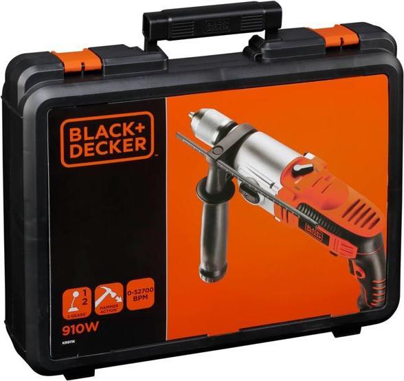 Image du produit Black & Decker Perceuse à percussion KR911K, 910 watts (Fonctionnement sur secteur)