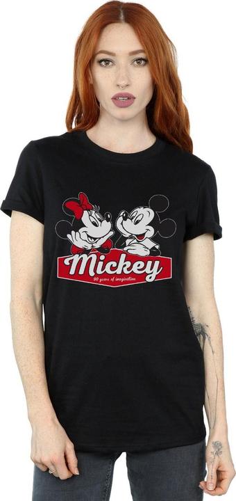 Immagine prodotto Disney Mickie And Minnie 90 Years Maglietta Ampia Donna (S)
