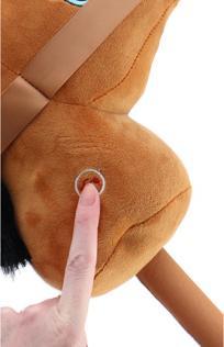 Actual product image Pluchiez Stock Horse Plush 70 cm