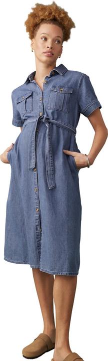 Actual product image Envie de Fraise Denim dress for pregnancy & nursing (40)