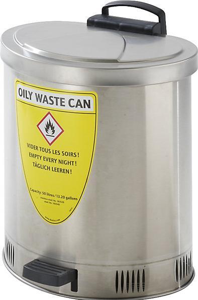 Immagine prodotto kaiserkraft Contenitore di sicurezza per lo smaltimento, coperchio a chiusura automatica (50 l)