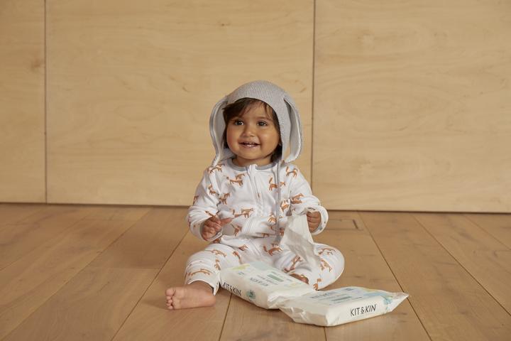 Produktbild Kit & Kin Wipes (60 Stück)