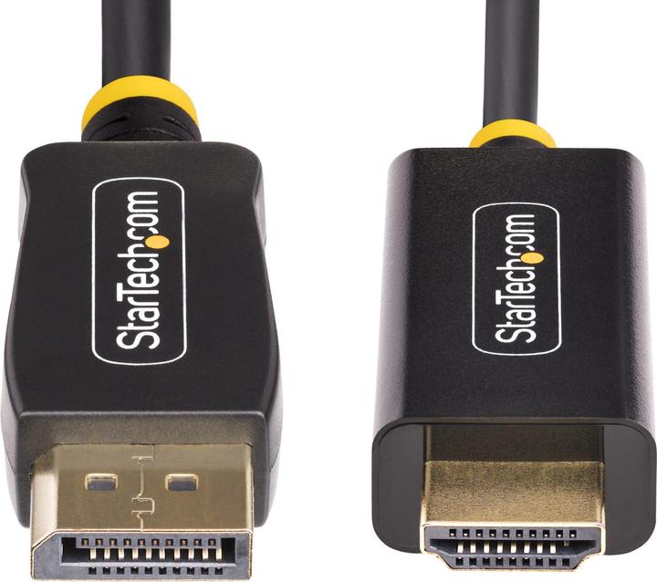 Immagine prodotto StarTech com 3F-DP-HDMI-4K60-HDR, 1 m, DisplayPort, HDMI tipo A (Standard), Maschio, Maschio, Dritto (1 m, DisplayPort)