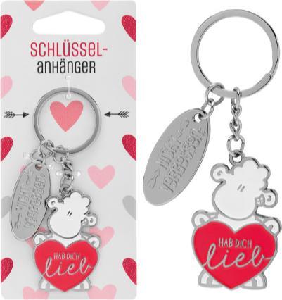 Produktbild Sheepworld Schlüsselanhänger Hab dich lieb 9.1 cm, 1 Stück