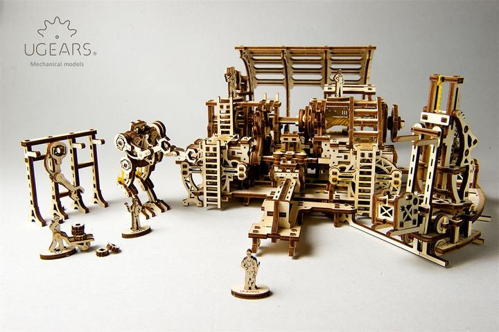 Actual product image Ugears Robot factory 598-piece
