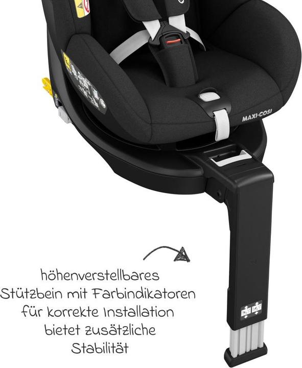 Productafbeelding Maxi-Cosi Mica Eco | MC MICA ECO I-SIZE AUTHENTIC BLACK (Reboarder, ECE R129/i-Size standaard)