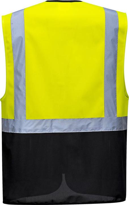 Actual product image Portwest Mens Warsaw Contrast Hi-Vis Vest (3XL)