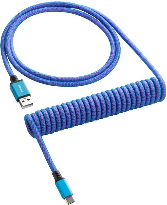Produktbild CableMod Classic Coiled Keyboard Cable USB-C zu USB Typ A, Galaxy (1.50 m, USB 2.0)