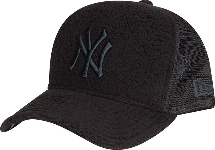 New Era A-Frame Trucker Sherpa Cap - Borg Ny Yankees Schwarz (One Size)