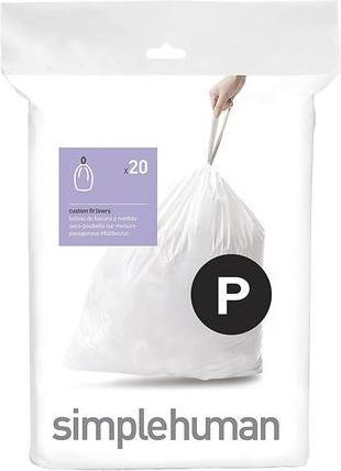 Simplehuman Sacchetto della spazzatura (20 x, 60 l)