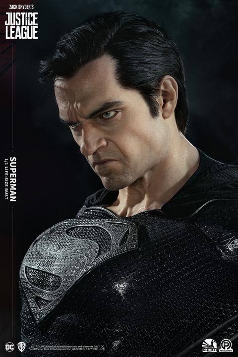 Immagine prodotto Infinity Studios Snyder's Justice League "Superman - Versione Nera" 1/1 Busto a grandezza naturale