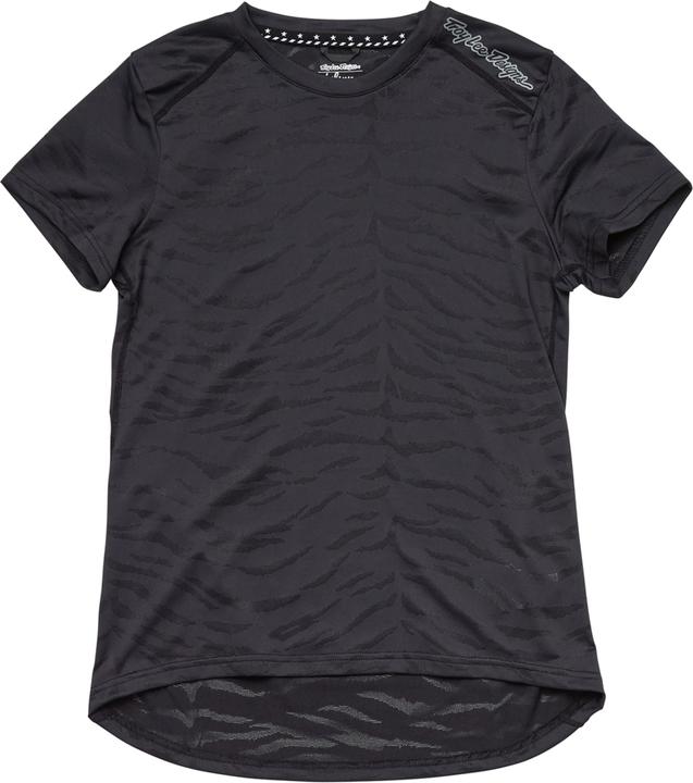 Actual product image Troy Lee Designs Womens Lilium SS Jersey, Tiger Jacquard, black, M (M)