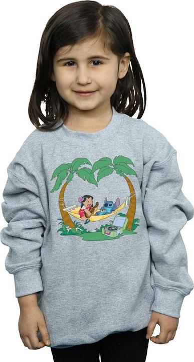 Actual product image Disney Girls Lilo And Stitch Play Some Music Sweatshirt (152, 158)