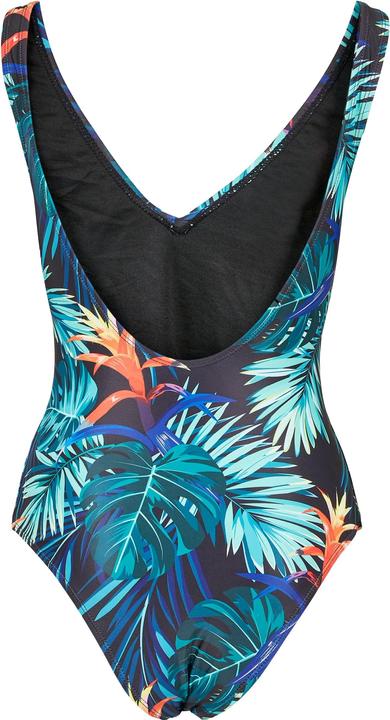 Actual product image Urban Classics Ladies High Leg Pattern Swimsuit - 12168 (XL)
