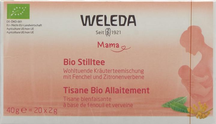 Valeurs nutritives et ingrédients Weleda Mummy Organic Breastfeeding Tea (40 g)