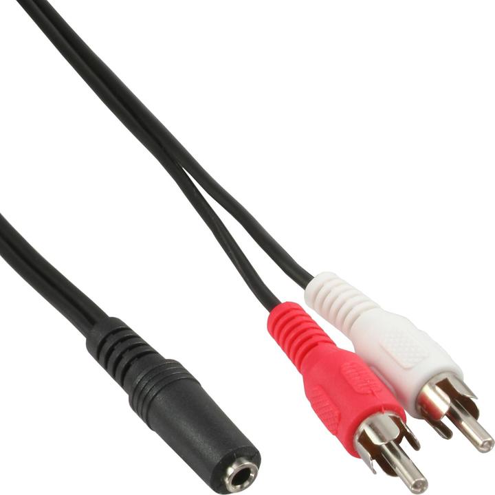 Image du produit InLine Prise Cinch-3.5mm jack (2 m, RCA)