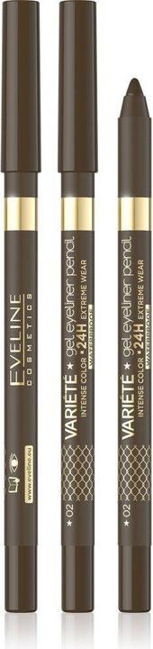 Immagine prodotto Eveline Variete Gel Waterproof Eyeliner 02 Brown 9G (02 Marrone 9G)