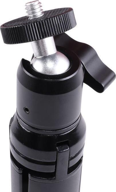 Actual product image Hurtel Tripod phone tripod with ball head - black (Metal)