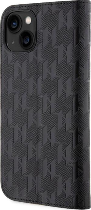 Produktbild Karl Lagerfeld iPhone 14 6.1 Saffiano Monogram bookcase (Apple iPhone 14, Apple iPhone 13)