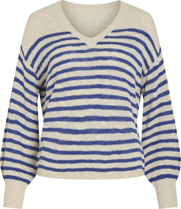Vila V-Ausschnitt Strickpullover (M)